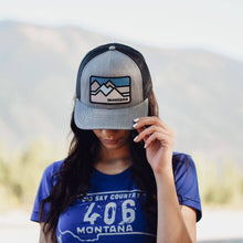 Load image into Gallery viewer, Colorblock Mountains Hat - MONTANA SHIRT CO.
