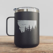 Load image into Gallery viewer, Alpine Forest Tall Camp Mug - MONTANA SHIRT CO.
