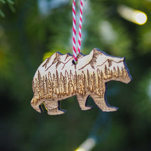 Load image into Gallery viewer, Montana Bear Wood Ornament - MONTANA SHIRT CO.
