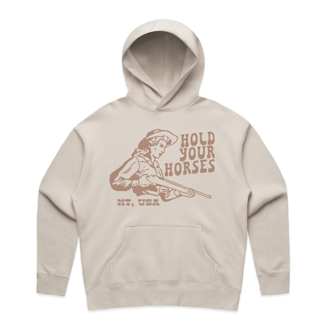 Hold Your Horses Heavyweight Hoodie