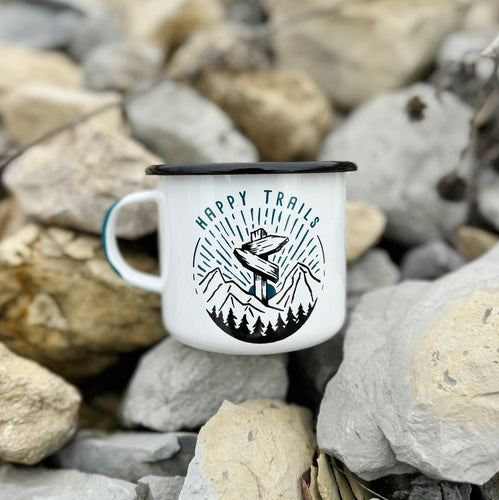 Happy Trails Mug - MONTANA SHIRT CO.