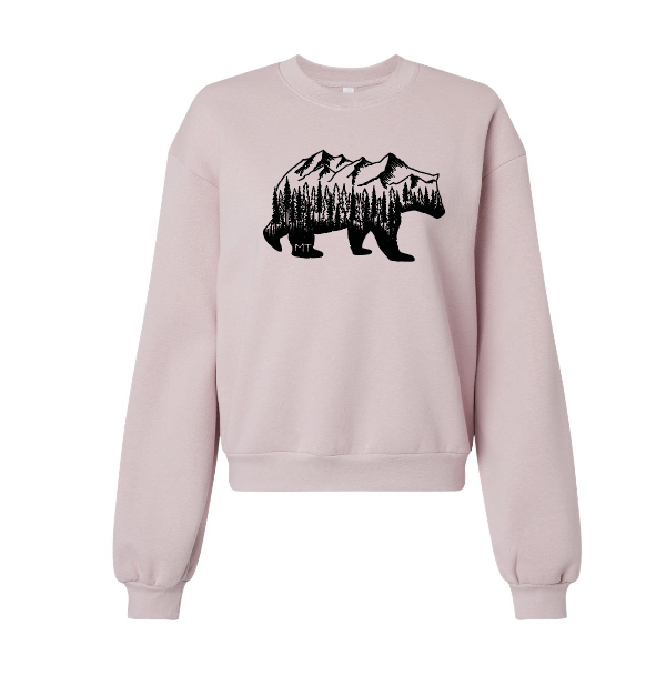 MT Bear Crop Sweater